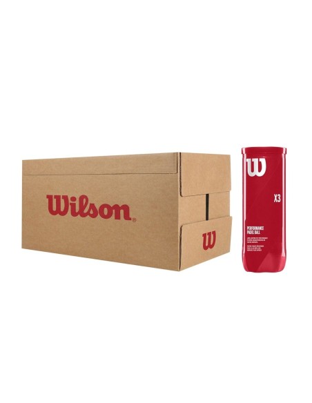 Cajon 24 Botes Wilson Padel X3 Ball | Ofertas de pádel