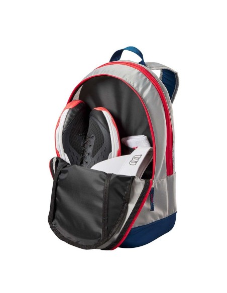Padel Bag Wilson Silver Backpack Junior | Ofertas de padel
