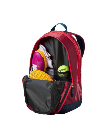 Paletero Wilson Backpack Rojo Junior | Ofertas de pádel Paletero Wilson Backpack Rojo Junior | Ofertas de pádel