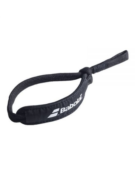 Cordon Babolat Wrist Strap Pad Negro | Ofertas de pádel