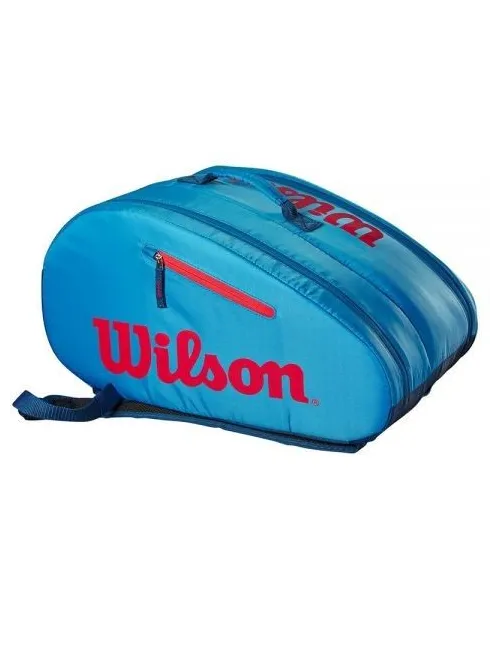 Saco Wilson Padel Bolsa Azul Vermelha Junior | Ofertas de padel