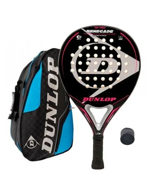 Saco De Padel Dunlop Tour Intro Ltd Preto E Rosa | Ofertas de padel