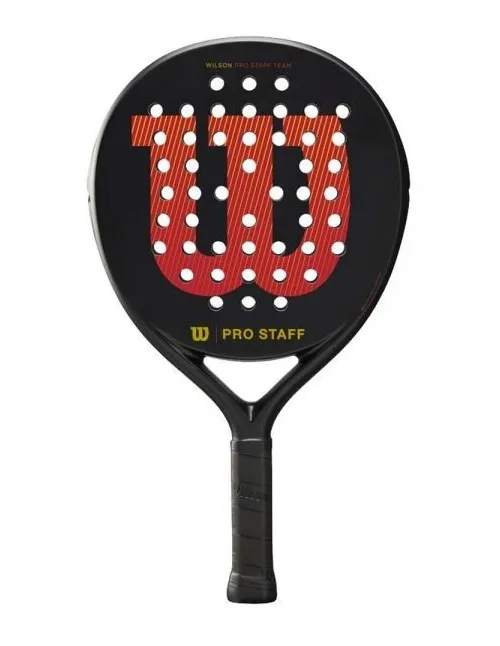 Wilson Pro Staff V2 Team Black Red | Ofertas de padel