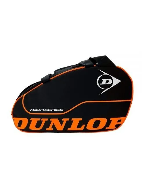 Saco De Padel Dunlop Tour Intro Preto E Laranja | Ofertas de padel