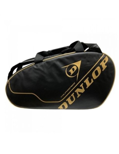 Saco Dunlop Tour Intro Preto Dourado | Ofertas de padel