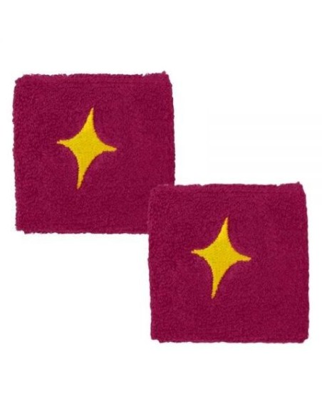Pair Wristband Star Vie Purple Star Yellow | Ofertas de padel