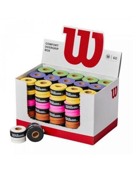 Caja de 60 Overgrips Wilson Color | Ofertas de pádel