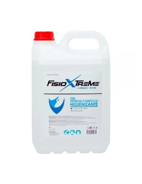 Gel Hidro-Alcoólico Fisioxtreme Aloe Vera 5 Litros | Ofertas de padel