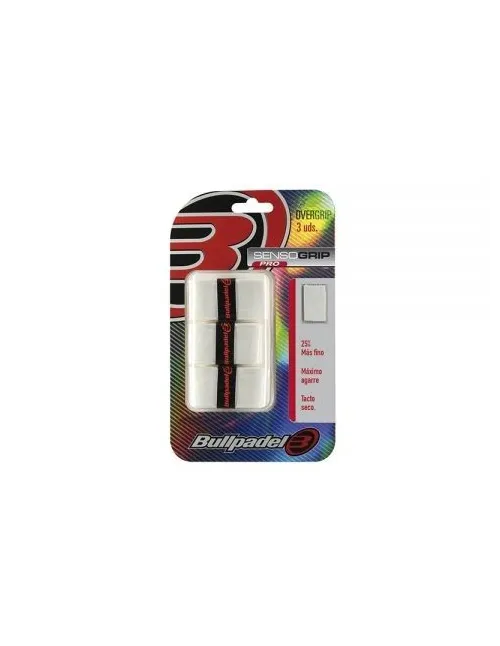 Blister of 3 Overgrips BullPadel GB-1603 SensoGrip | Ofertas de padel