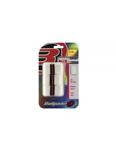 Blister de 3 Overgrips BullPadel GB-1603 SensoGrip | Ofertas de pádel