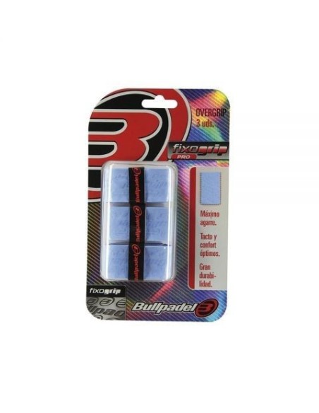 Blister di 3 impugnature BullPadel Fixogrip Pro Blue GB - 1202 |Padel offers