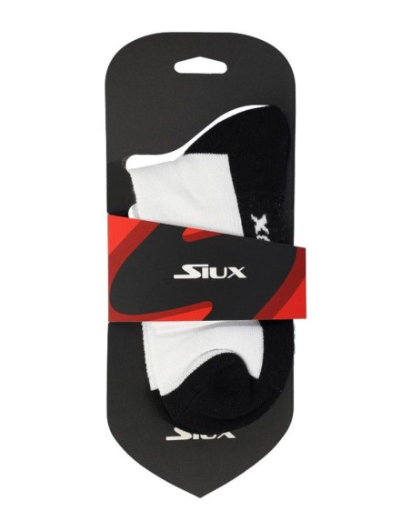 Siux Calzini Crow Mezzo gambo Bianco Nero |Padel offers
