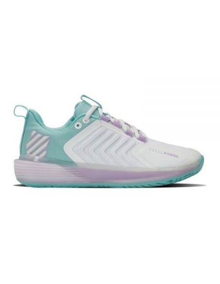 Kswiss Ultrashot 3 Women's White Blue | Ofertas de padel
