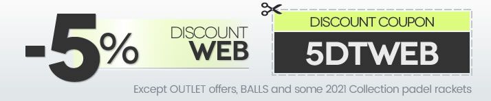 5% discount promotion on the web
