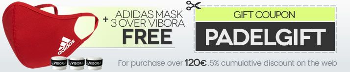 ADIDAS MASK + 3 VIBRA OVERGRIP gift for purchases over € 120