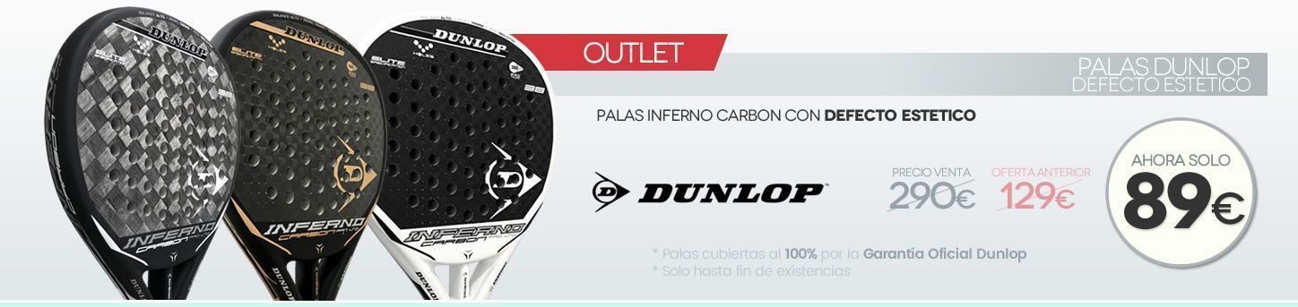 Racchette da paddle Dunlop Inferno con DIFETTO ESTETICO 