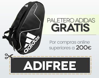 Paletero Adidas Carbon de regalo por compras superiores a 200 euros